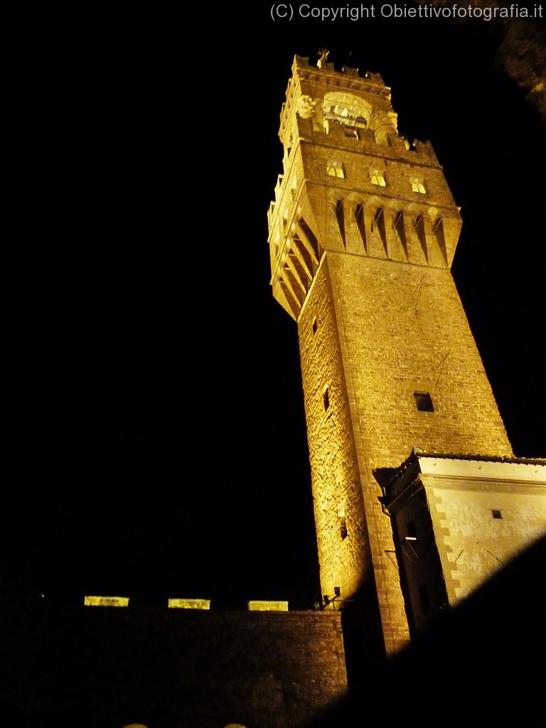 Torre di Arnolfo di notte di Stefano Sansavini